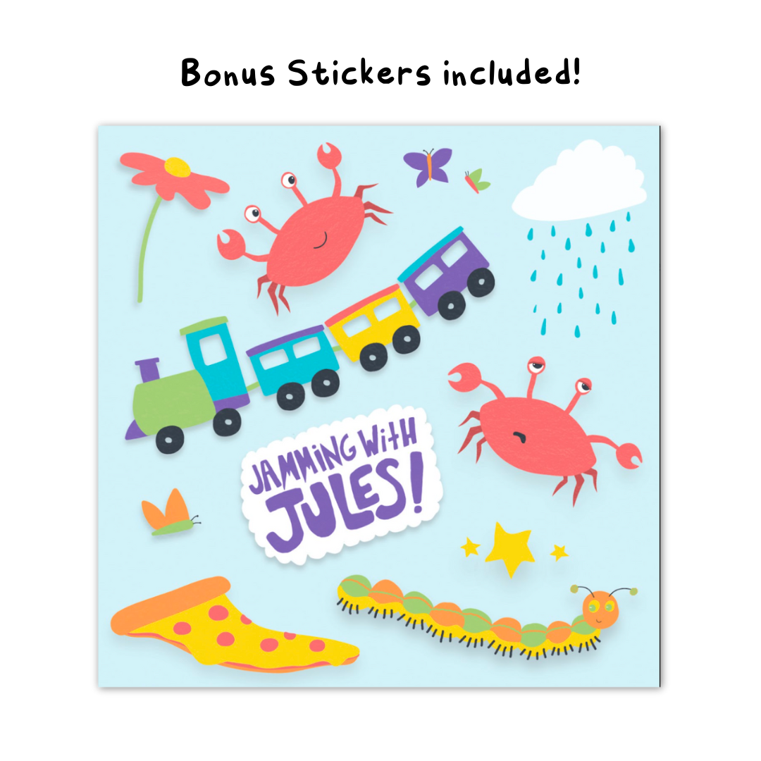 Jamming with Jules! CD + Bonus Sticker Sheet!