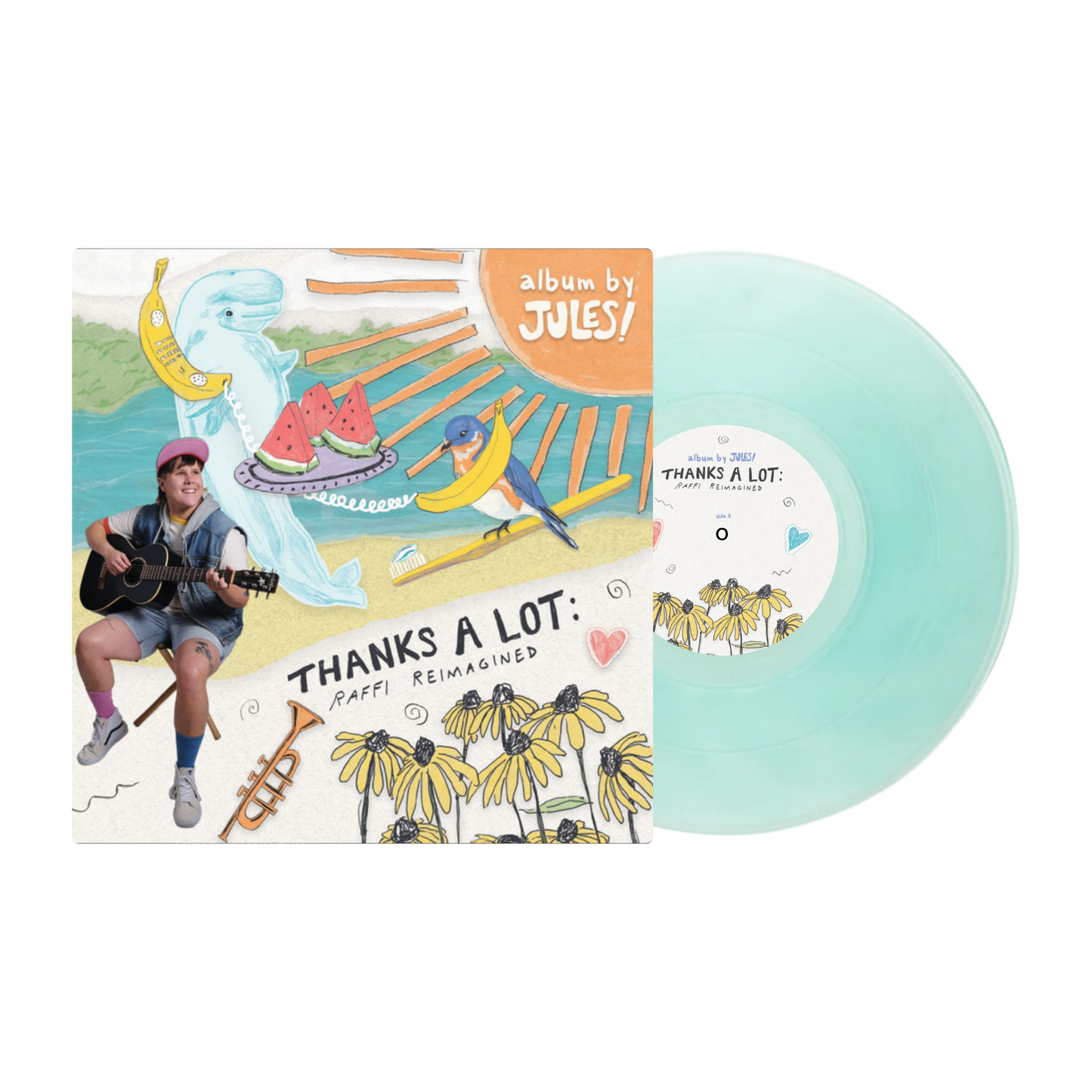 Thanks A Lot: Raffi Reimagined — Sea Glass Blue Vinyl (Pre-Order)