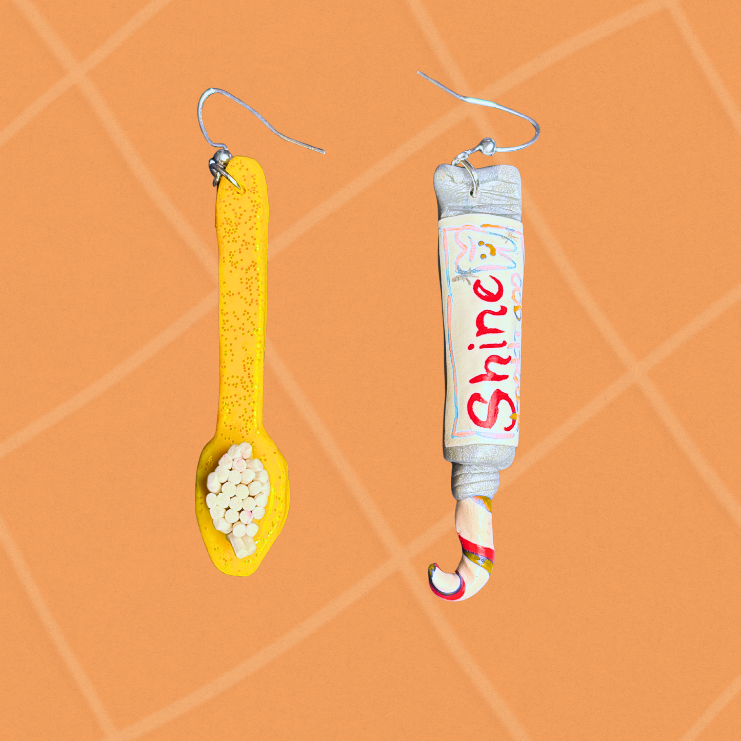 "Brush Your Teeth" Earrings (SOLD OUT)