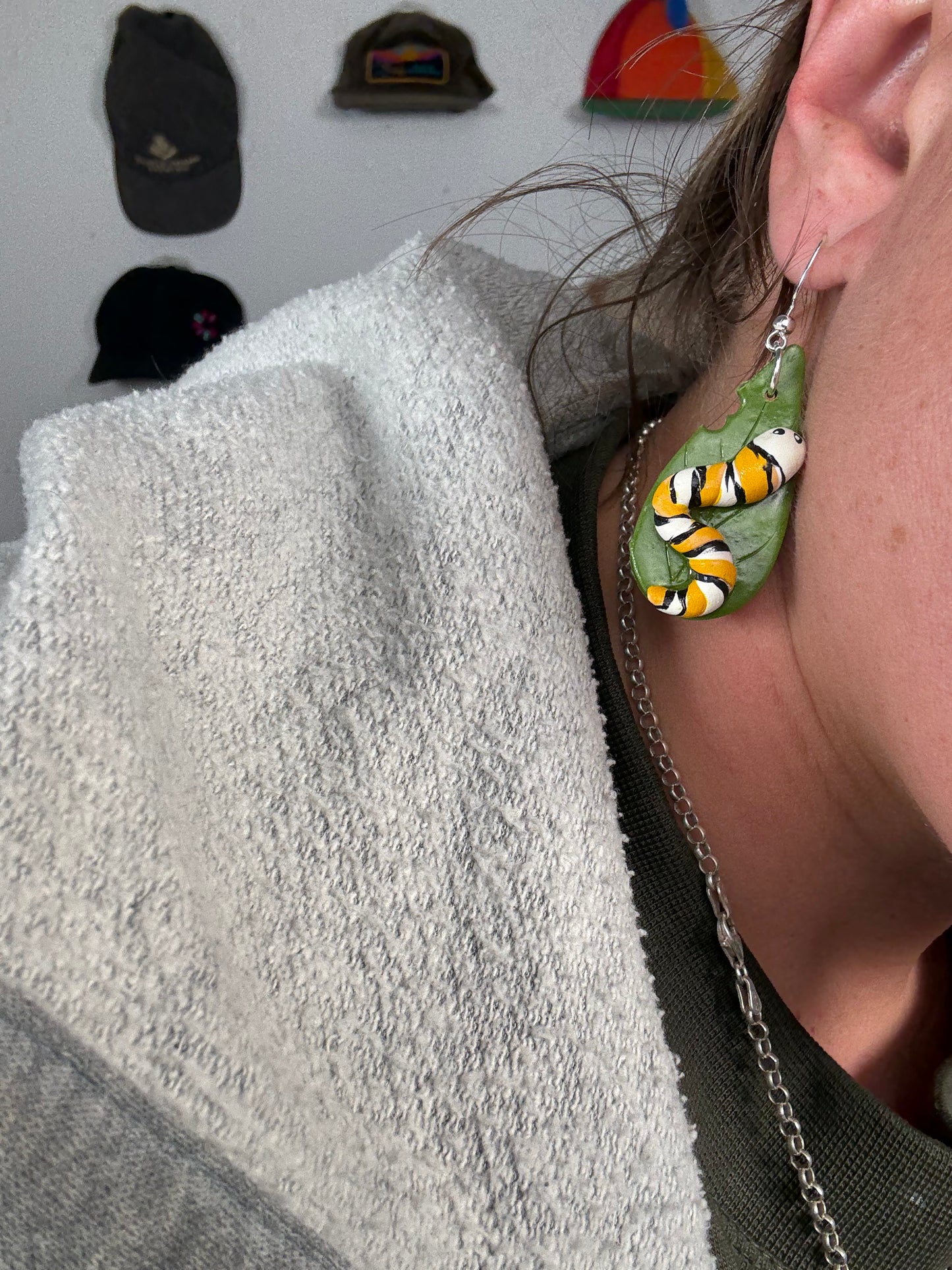 "It's a Caterpillar Butterfly Thing" Earrings