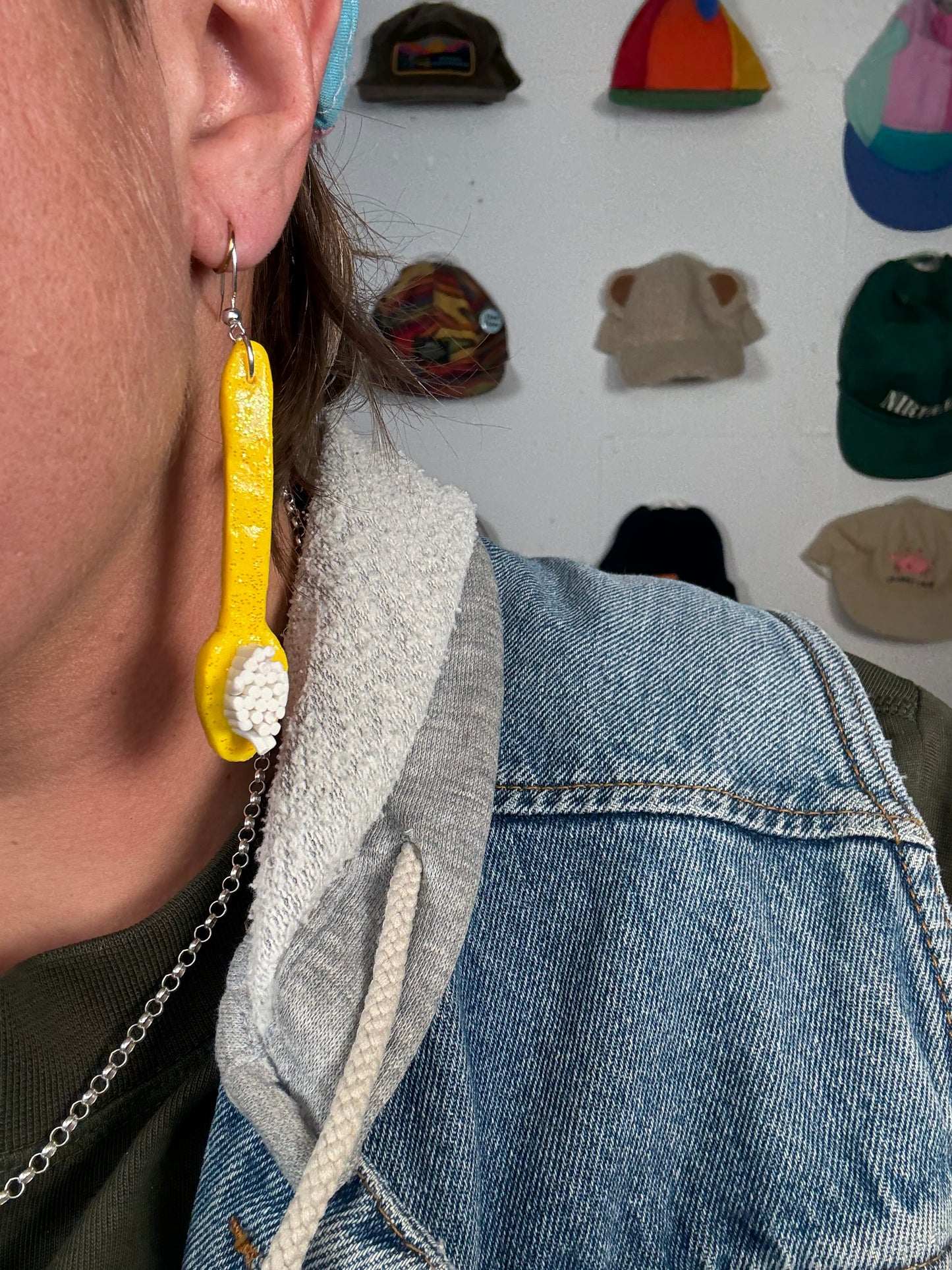 "Brush Your Teeth" Earrings (SOLD OUT)