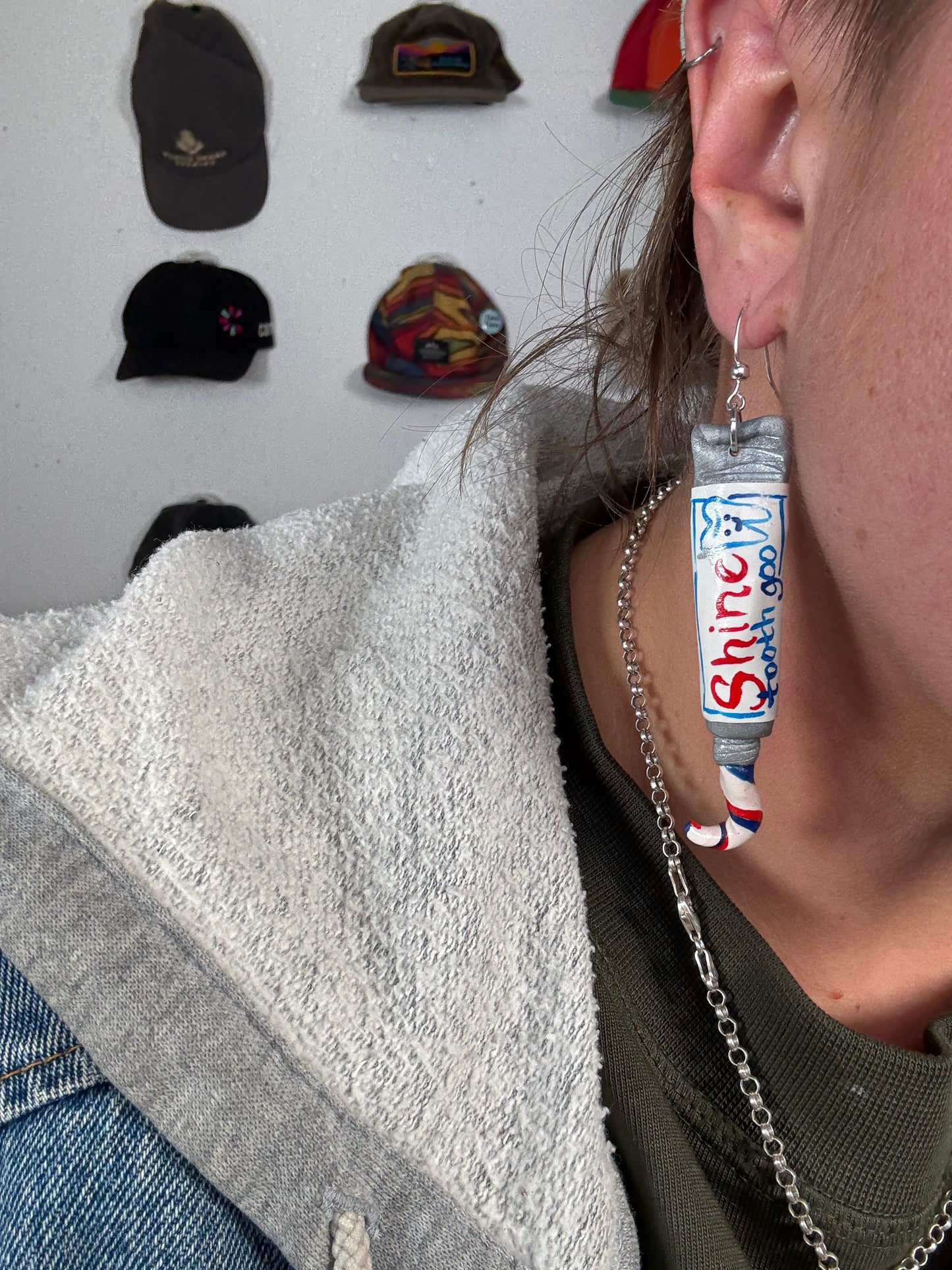 "Brush Your Teeth" Earrings (SOLD OUT)