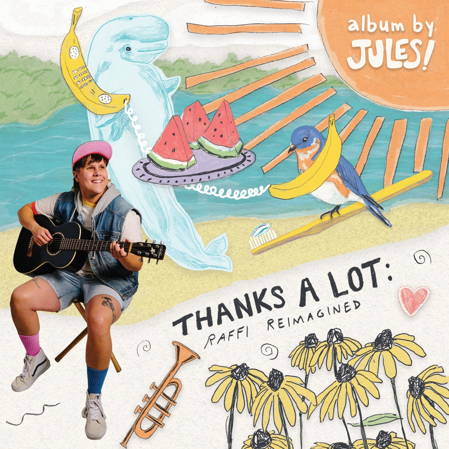 Thanks A Lot: Raffi Reimagined (CD with sticker sheet!)